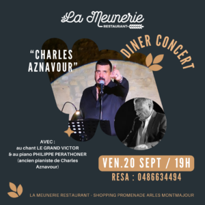 concert Arles restaurant la meunerie