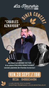 concert Arles restaurant la meunerie