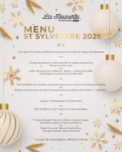 réveillon 31 décembre 2024 restaurant arles la meunerie